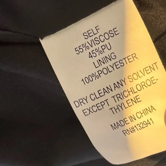 Amanda Uprichard Black Durand Faux Leather Belted Mini Dress | S - Picture 8 of 8